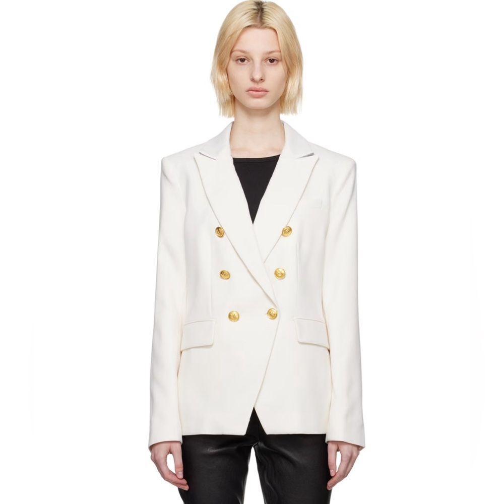 Rag & Bone Preston Wool Blazer in White, NWT, Size 0 - Picture 10 of 15
